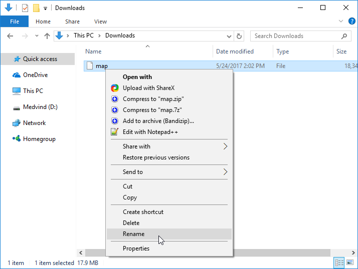 OSM Download instruction guide